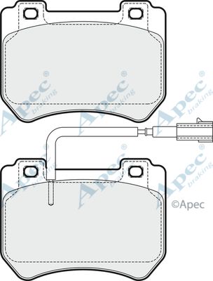 APEC BRAKING stabdžių trinkelių rinkinys, diskinis stabdys PAD1786